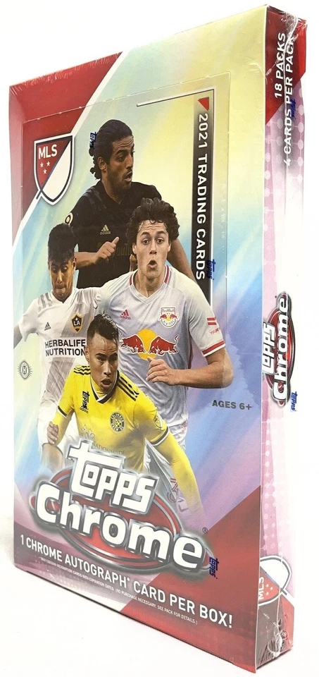 2021 Topps MLS Major League Soccer Chrome Hobby Box 18 Pack Per Box 4 Cards Pack - Image 2 of 4