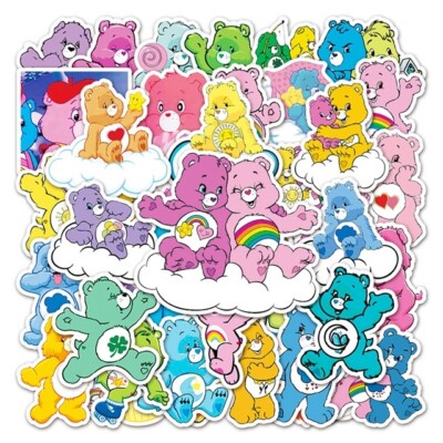 Care Bears Sticker Packs Water Resistant Laptop Decals Carebears Colorful Decals