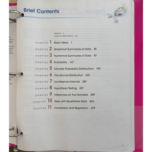 KSU Essential Statistics Math 1107 Loose Leaf Textbook in Binder - 第 4/9 張圖片