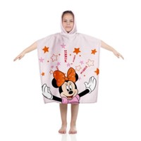Minnie Maus Kinder MäDchen Mikrofaser Poncho Badetuch 60X120 Baumwolle