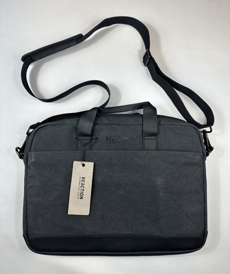 Kenneth Cole REACTION  Just In Case  Fits Most Up To  15  Laptop Case Gray NEW.