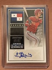 2015 Panini Contenders Jonathan Arauz International Ticket Rookie Auto RC Boston