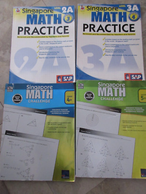 Singapore Math Dimensions Math Four Book Lot
