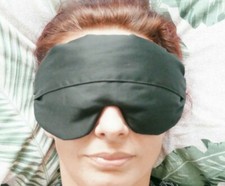 View Weighted Sleep Mask, Black, Washable Cover, Blindfold, Lavender, Flax on eBay Weighted Sleep Mask, Black, Washable Cover, Blindfold, Lavender, Flax