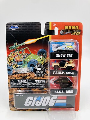 G.I. Joe Nano Hollywood Rides Snow Cat Vamp Mk-II HISS Tank Diecast New Sealed