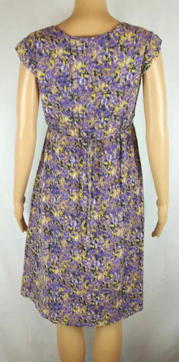 Eddie Bauer Multi- Colored Patterned Cap Sleeve S… - image 7