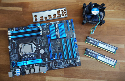 ASUS-P8H61-EVO Mainboard + Intel i5-2320 CPU + 2 x 4GB Corsair DDR3 RAM - Bundle