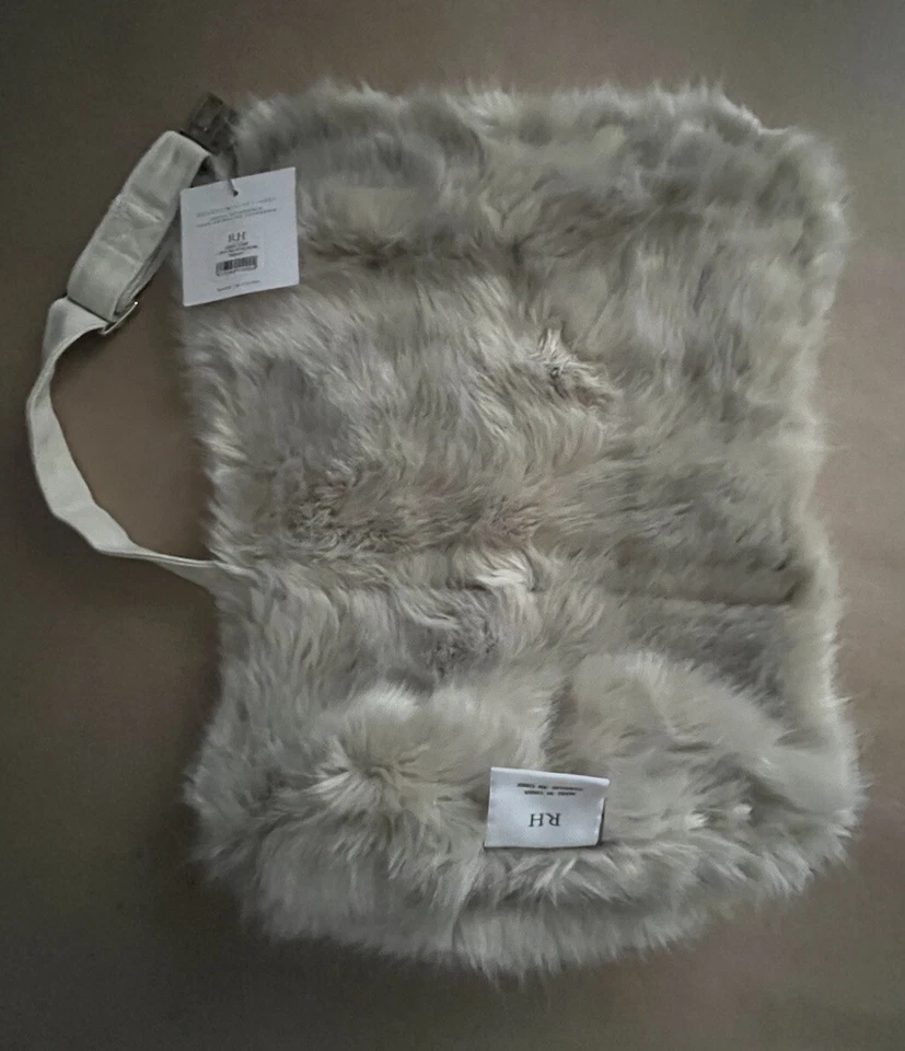 Restoration Hardware Dog Sweater/Vest Medium Sweater Faux Fur NWT Reversible - Image 2 of 4