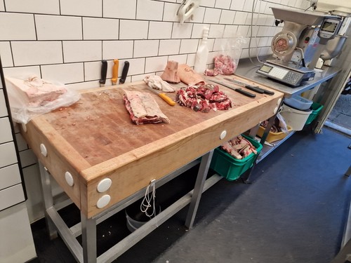 Butchers shop cutting block, maple brand new 3ft 4ft 5ft 6ft x 2ft 2.5ft heavy - Picture 12 of 14