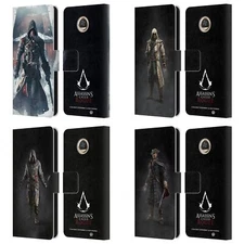 OFFICIAL ASSASSIN'S CREED ROGUE KEY ART LEATHER BOOK CASE FOR MOTOROLA PHONES