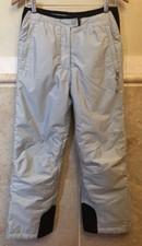 Youth Marker Ski Snow Snowboarding Pants Sz 16/30 Waist Gray Silver Juniors