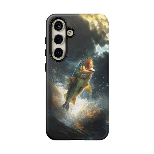 Big Mouth Bass Fish Thunderstorm River - Phone Case for iPhone, Galaxy, Pixel - 第 206/281 張圖片