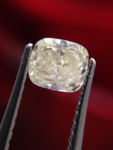 49ct Natural L M Si2 Cushion Cut Diamond Solitaire Necklace