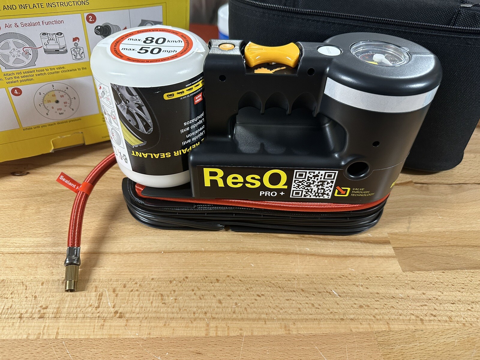 Airman Resq Pro+ Tire Repair Air Pump Kit 816936010194 eBay