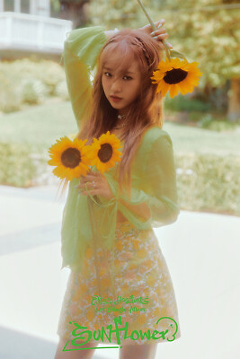 ★HIGHSCHOOLDISCO★韓国人気★pearl flower pumpkin skirt★ WEKI MEKI CHOI YOOJUNG SUNFLOWER 1st Single Album CD+POSTER+