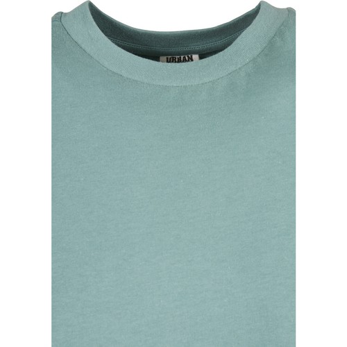 Urban Classics Ladies Organic Cotton Cut On Sleeve Tee Dress Shirt Dress - Picture 16 of 23