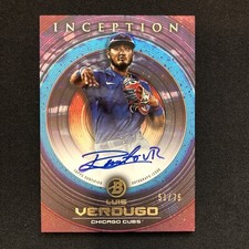 2022 Bowman Inception-Luis Verdugo Fuchsia Auto /75 #PA-LV