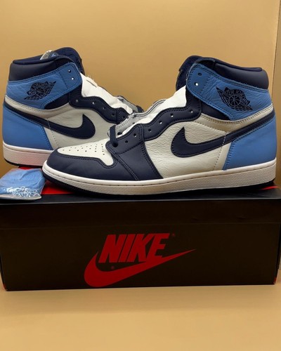 jordan 1 retro high obsidian unc ebay