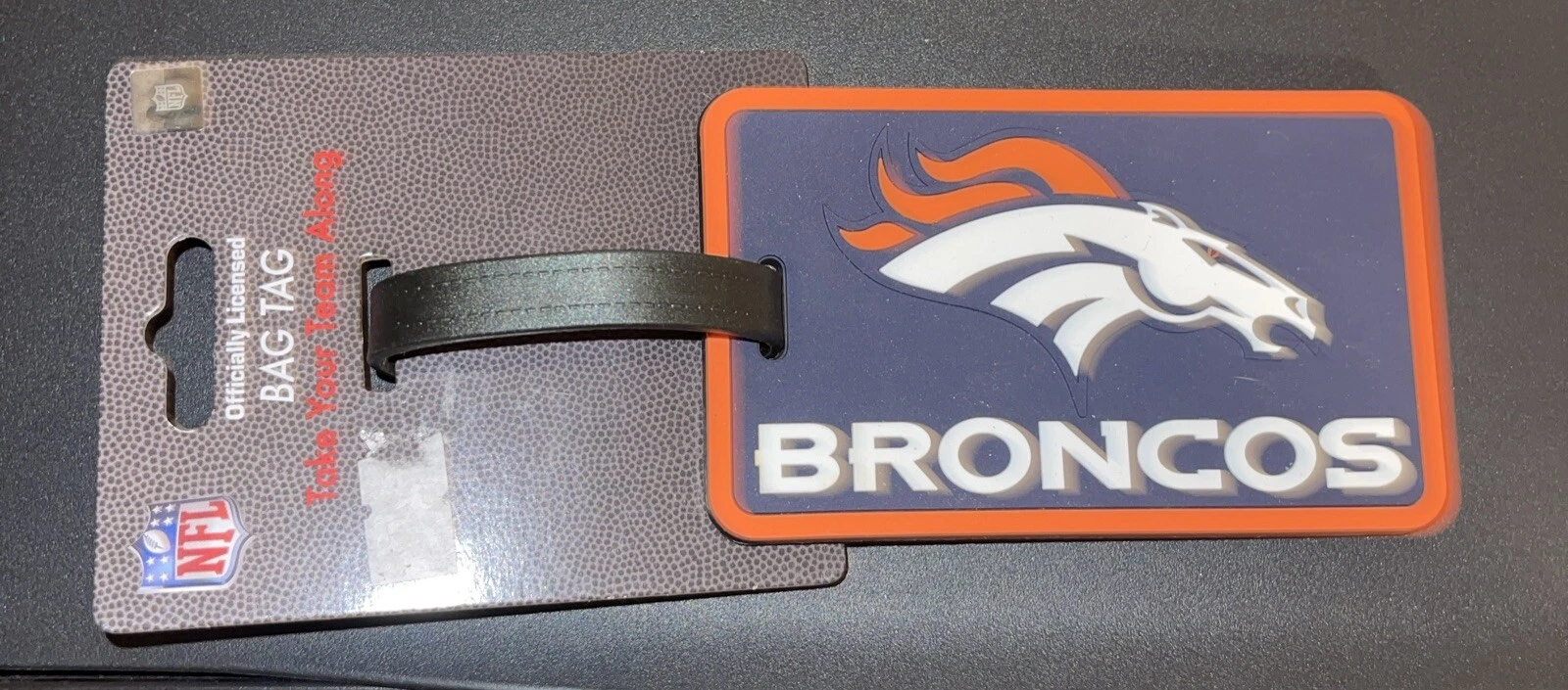 Aminco NFL Denver Broncos Soft Bag Tag