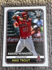 2020 Topps Big League Base Award Winners #285 Mike Trout