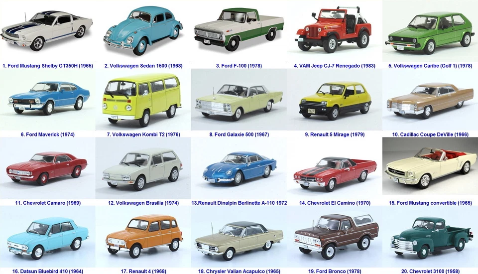 Grandes Autos Memorables Mexico 1-43  DeAgostini    Altaya - Immagine 2 di 4