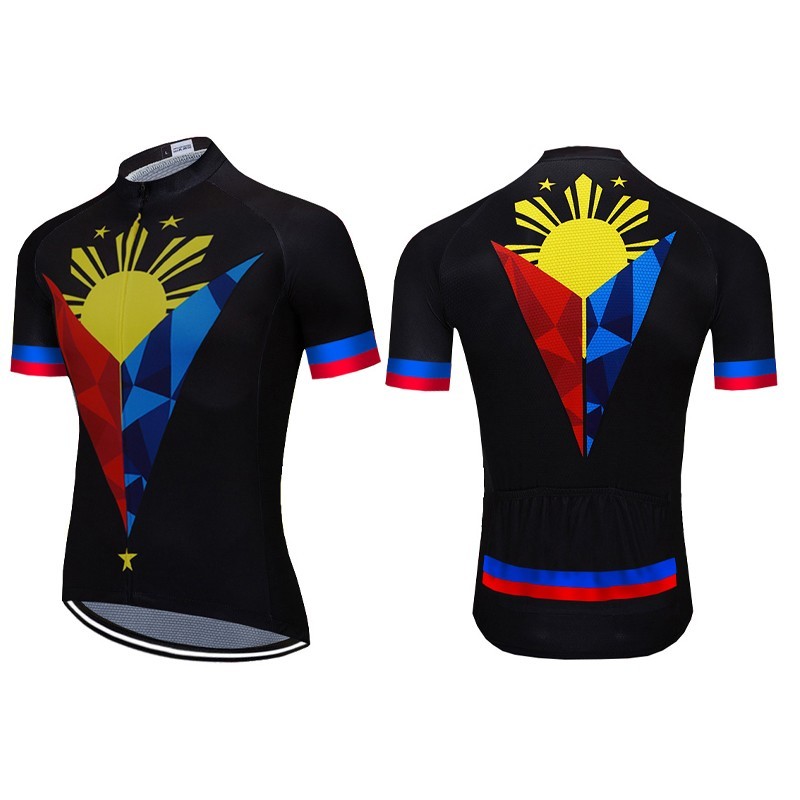 Pilipino Cycling Jersey Short Sleeve Bike Shirt Philippines Jacket