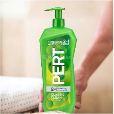 Pert Clean Shine Enhancing 2 in 1 Shampoo Plus Conditioner, 33.8 fl oz