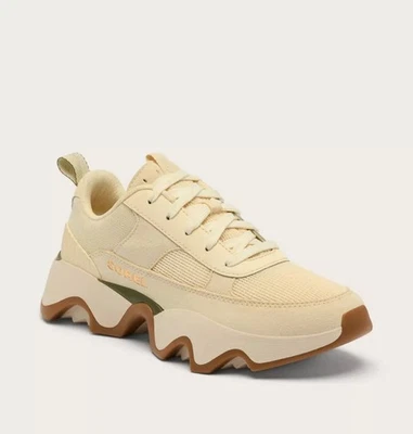 Sorel Damen Kinetic™ Impact II Wonder Lace Sneaker Honey White Utility Green - Bild 1 von 4