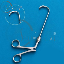 ENT Heuwieser Antrum Grasping Forceps 90° Rotatable ENT Instruments Forceps