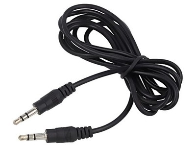 CV201-5.0 Kabel Jack 3,5mm 3pin Stecker,beiderseitig 5m schwarz PVC VCOM