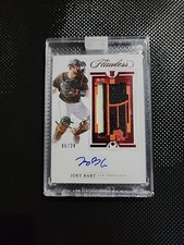 2021 Panini Flawless - Rookie Patch Autographs Joey Bart #RPA-JB Ruby /20 