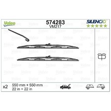 Valeo Scheibenwischer Set vorne 574283 VM217 | 638929