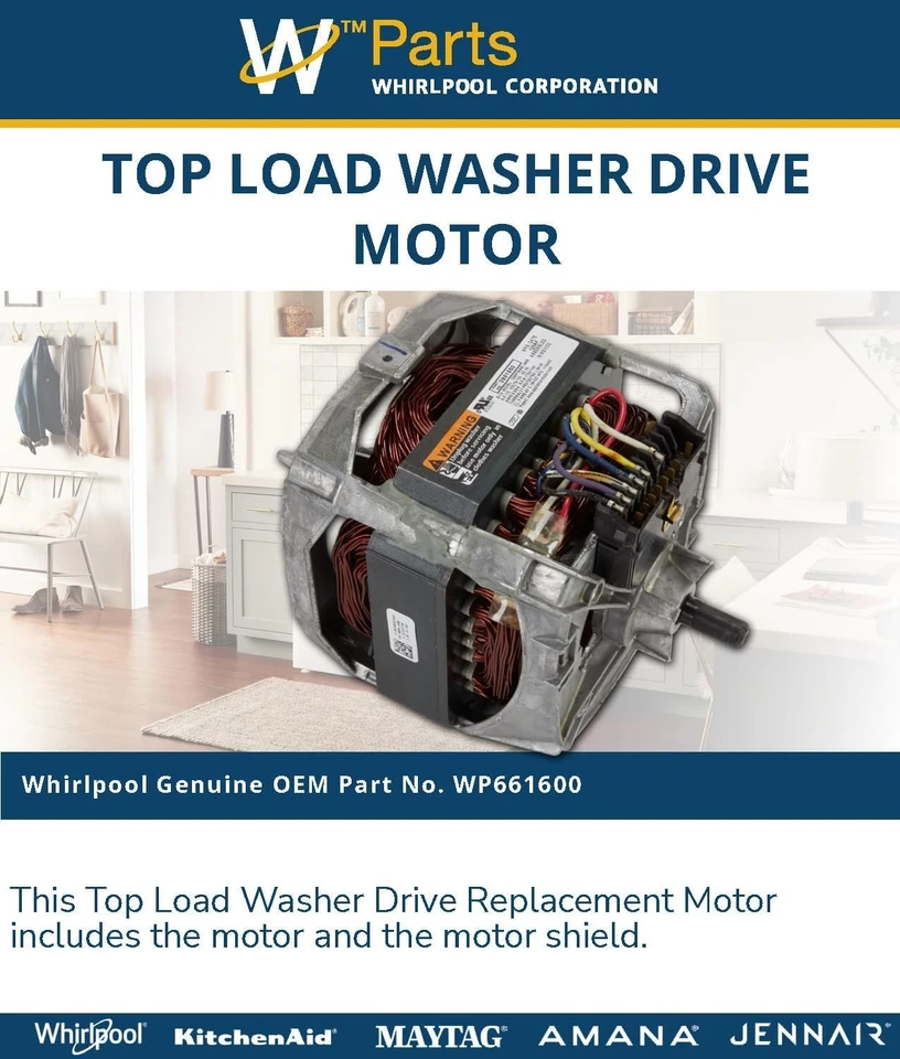 Whirlpool WP661600 Washer Drive Motor - Image 4 of 4