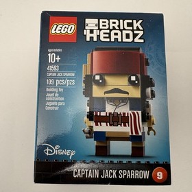 LEGO BrickHeadz Captain Jack Sparrow 41593 Disney Pirates Caribbean Sealed