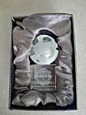 Official Manchester Utd Executive Boxed Holographic Ball  Aston Villa