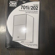 owi speakers 701i/202 professional commercial speaker