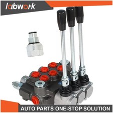 Labwork 3 Spool Hydraulic Directional Control Valve 13GPM BSPP +Conversion Plug