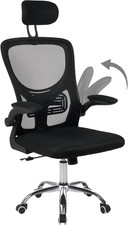 Sedia Da Ufficio Con Supporto Lombare, Poltrona Scrivania Ergonomica Braccioli R