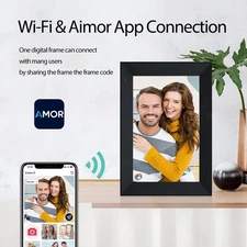 10-Inch Digital Smart Picture Frame with WiFi, HD IPS Screen, 32GB Storage