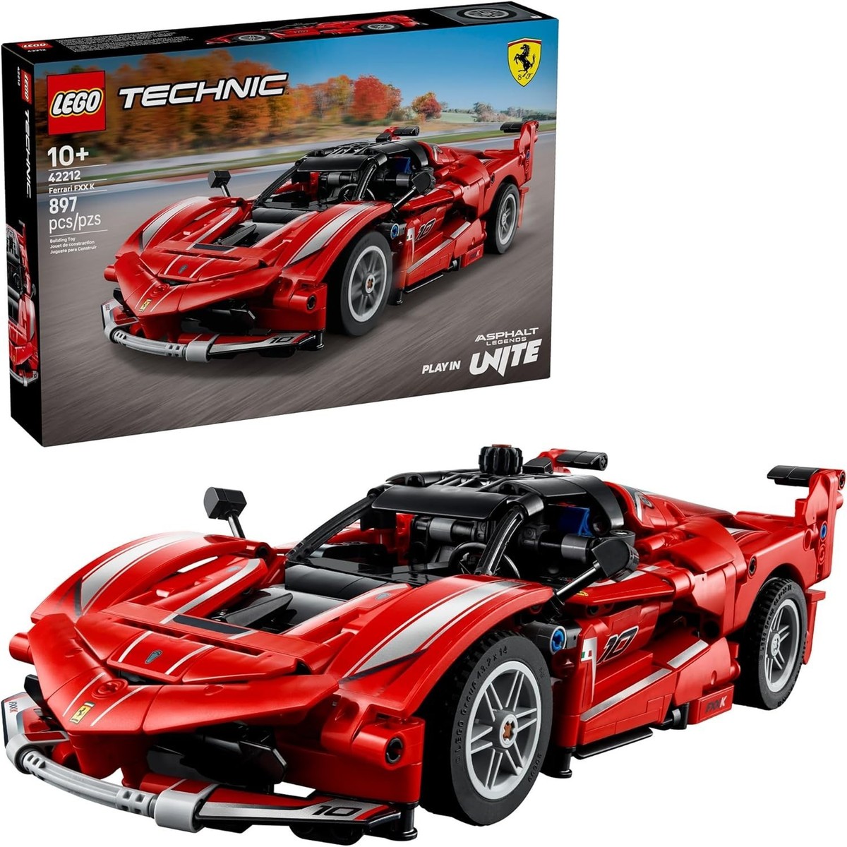 LEGO Technic Ferrari FXX K Toy Car, Building Toy, Ages 10+, 42212