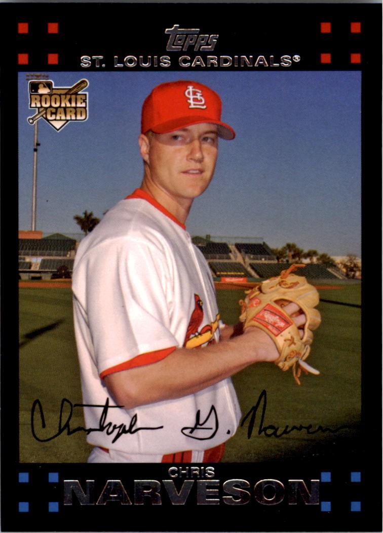 2007 Topps #281 Chris Narveson (RC) - BB