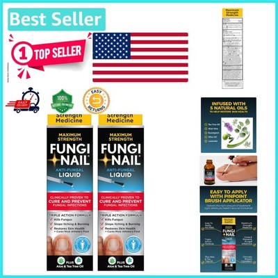 Essential Oil Infused Anti-Fungal Treatment - 2 Pack, Relieves Athlete's Foot!