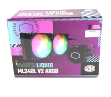 Cooler Master MasterLiquid ML240L V2 ARGB 240 AIO Cooler w/ Controller & Fans