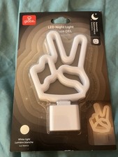 Globus LED Peace Zeichen Nachtlicht (versiegelt, nie benutzt)