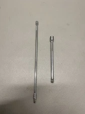 Snap-On Drive Knurled Chrome Socket Extension Set TMXKL114A + FXWK8 *READ*