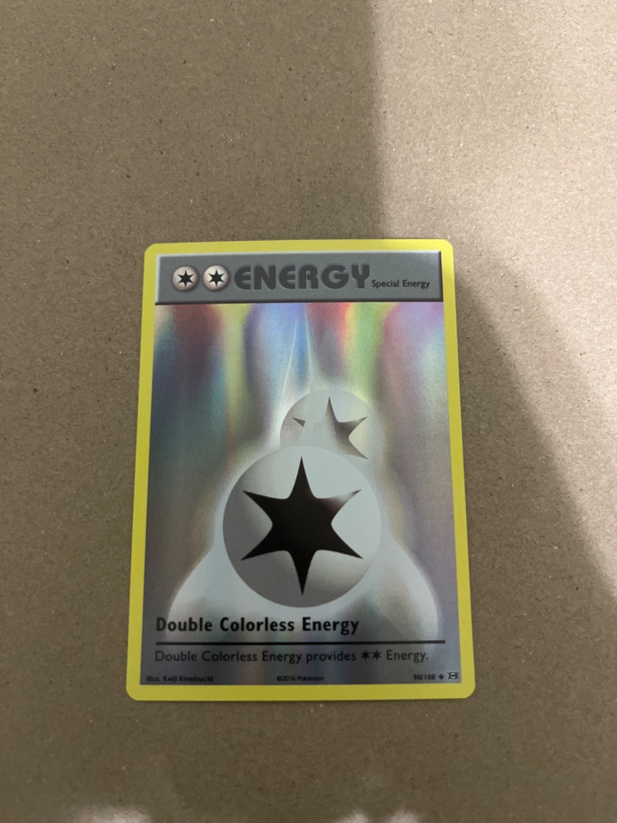 Double Colorless Energy 90/108 Rev Reverse Holo XY Evolutions Pokemon NM