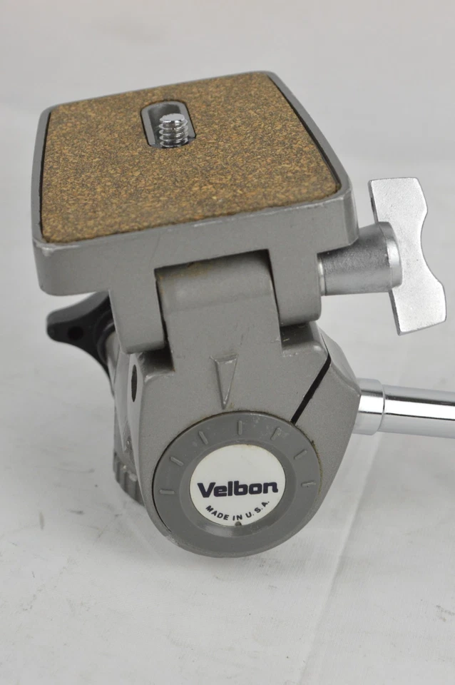 VELBON Trípode Pan Cabezal Inclinable Panhead Placa de Cámara para Trípode VEF-3 VGB-3c Foto 2 de 4