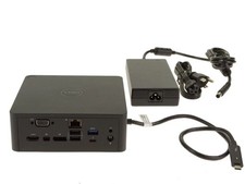 Genuine Dell Thunderbolt Dock USB Type-C 0J5C6 TB16 K16A w/ 130W Ac Adapter used