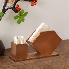 Serviettenständer Zahnstocher Spender Box Holz Modern Vielseitig Taschentuchspender
