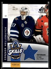 2020-21 SP Game Used NHL All-Star Skills Fabrics Connor Hellebuyck Winnipeg Jets